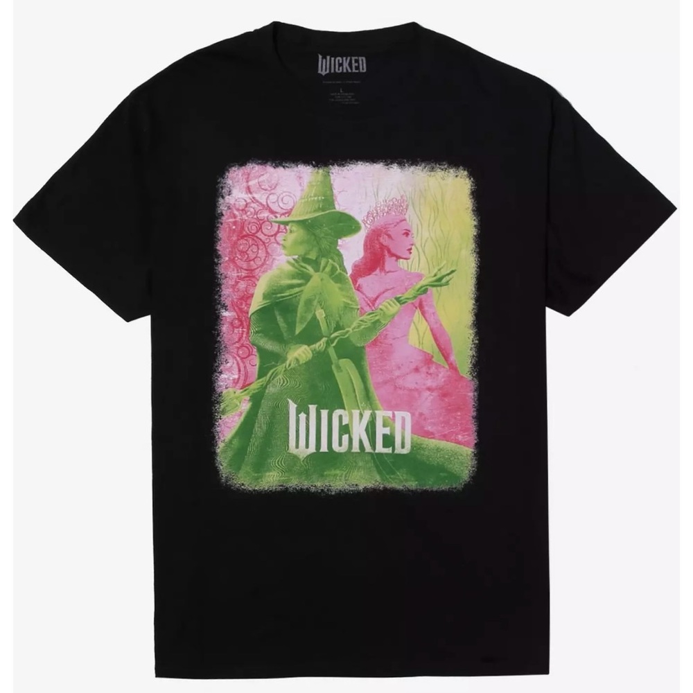 Wicked Graphic T-Shirt and Elphaba Headband w/ Elphaba & Galinda Barrette's